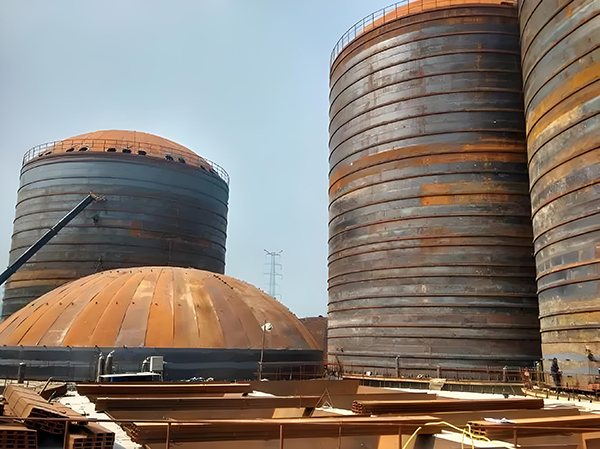 磐石焦粉钢板仓